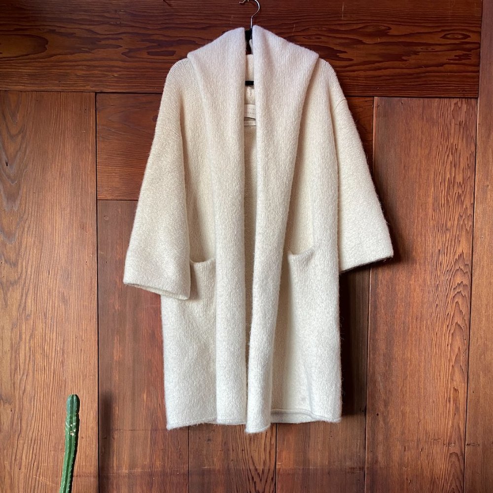 Lauren Manoogian Capote Coat in Cream